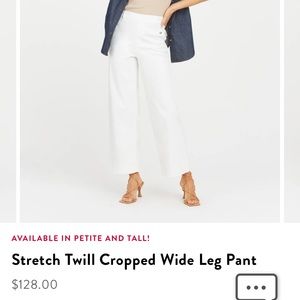 Spanx Stretch Twill Cropped Pants